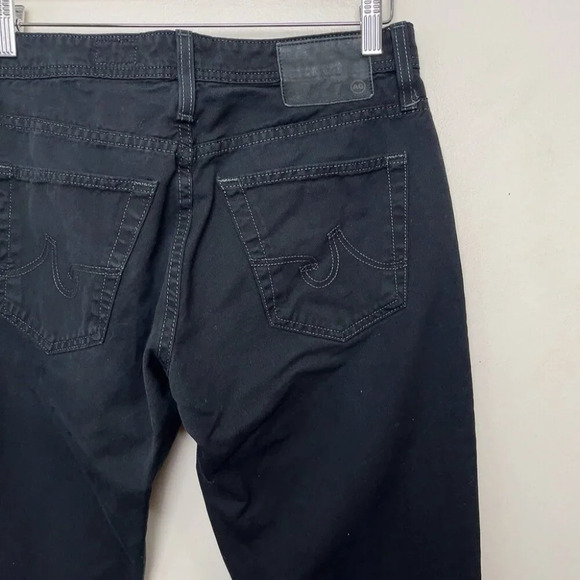 ADRIANO GOLDSCHMIED AG Mens 29R The Graduate Tailored Fit Stretch Jeans In Black - Picture 12 of 14